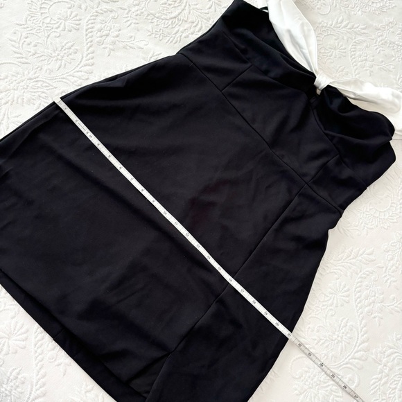 NWOT Lulus Extravagant Moment Black and White Off-the-Shoulder Mini Dress XLarge - Picture 8 of 8